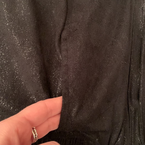 Cropped Black Jacket with Sparkles - Picture 8 of 11